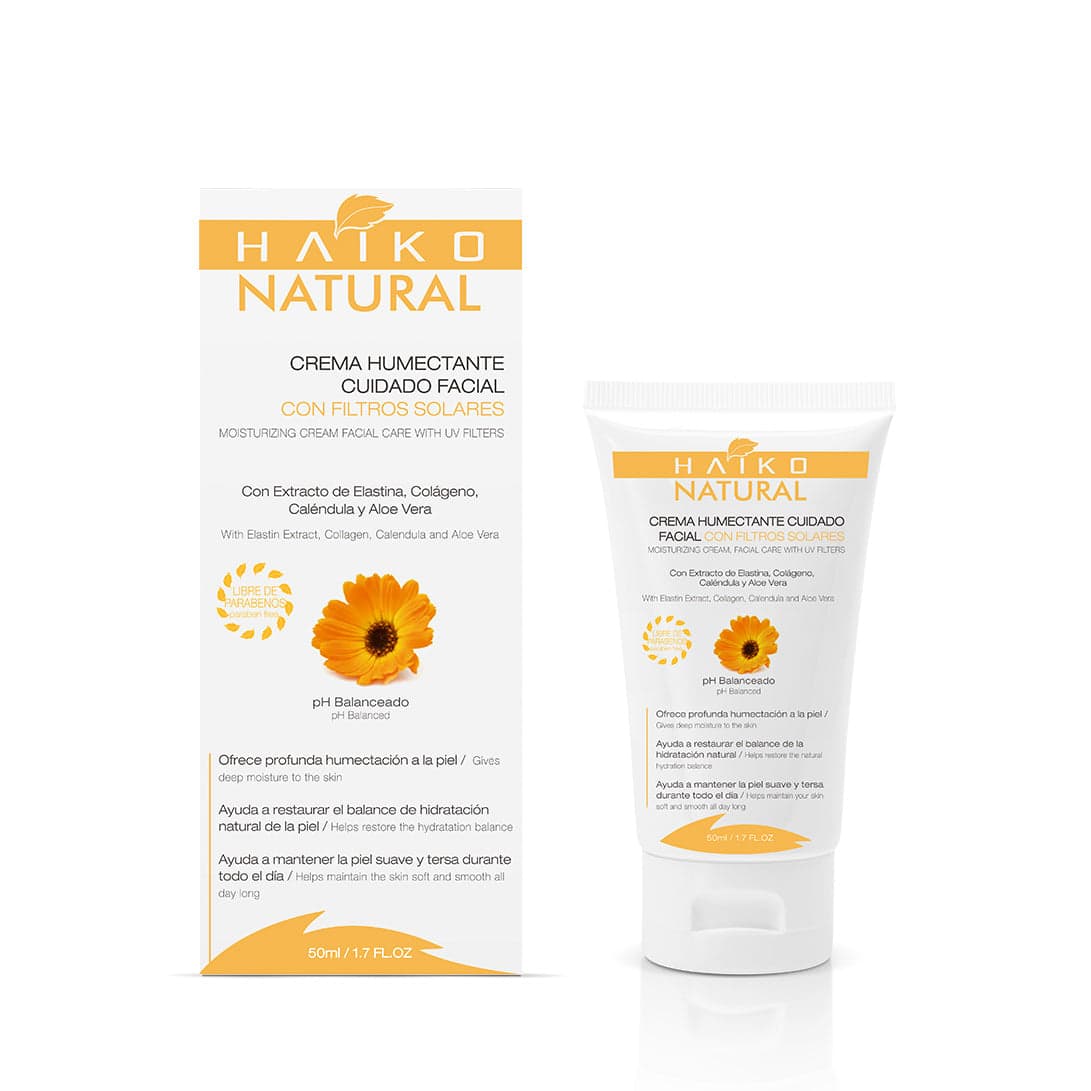 Crema Humectante Cuidado Facial con Filtros Solares